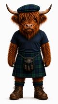 Hamish - Classic Red - Black Watch Tartan