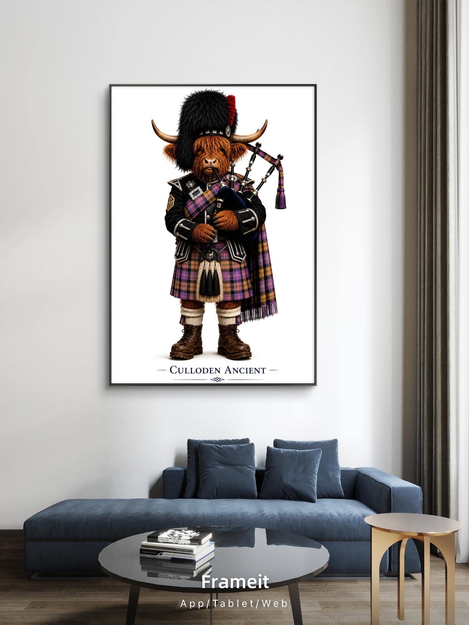 Hamish - Classic Red - Culloden  Ancient  Tartan