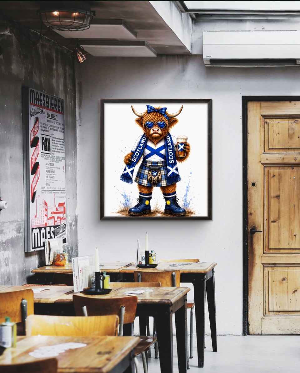 No Scotland No Party – The Tartan Coo