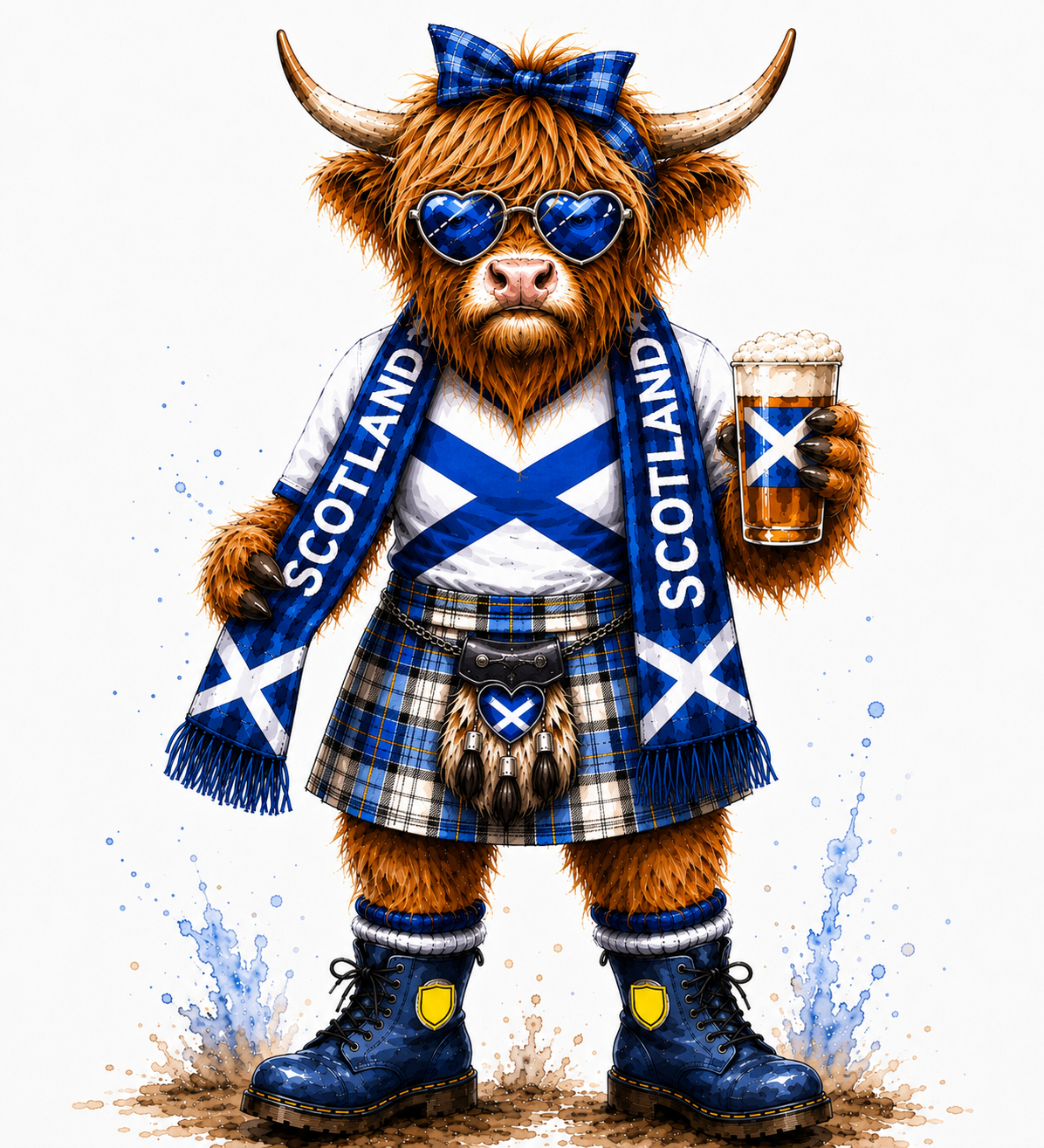 No Scotland No Party – The Tartan Coo
