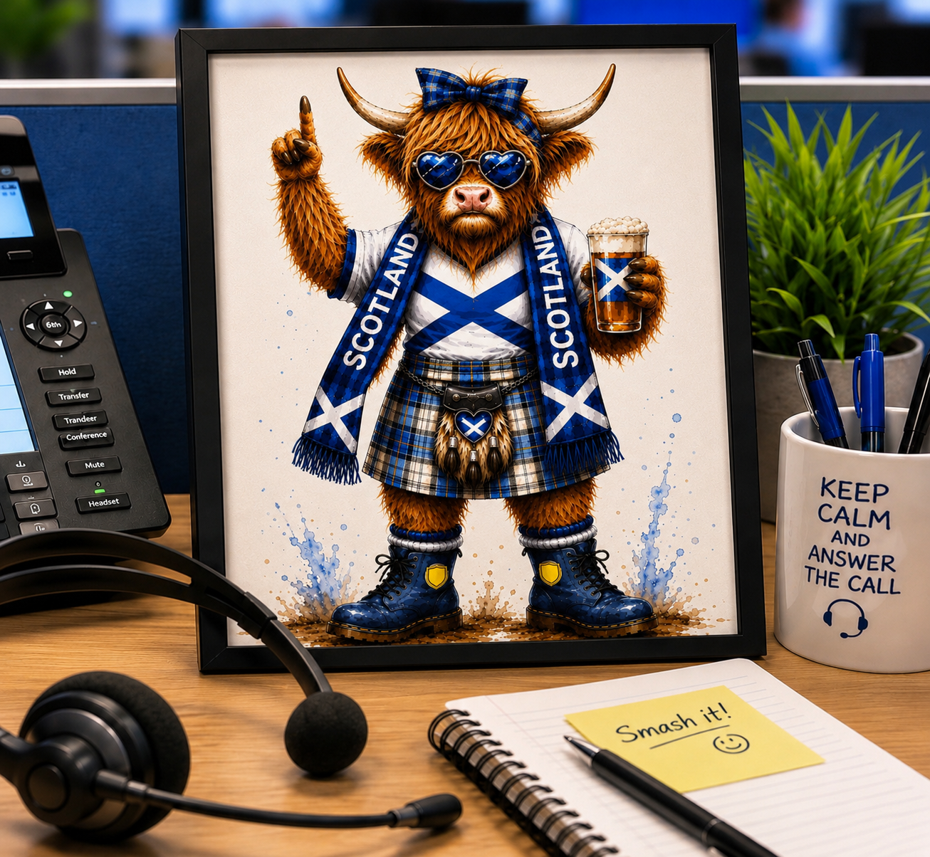No Scotland No Party – The Tartan Coo