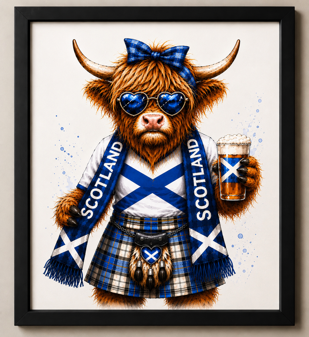 No Scotland No Party – The Tartan Coo