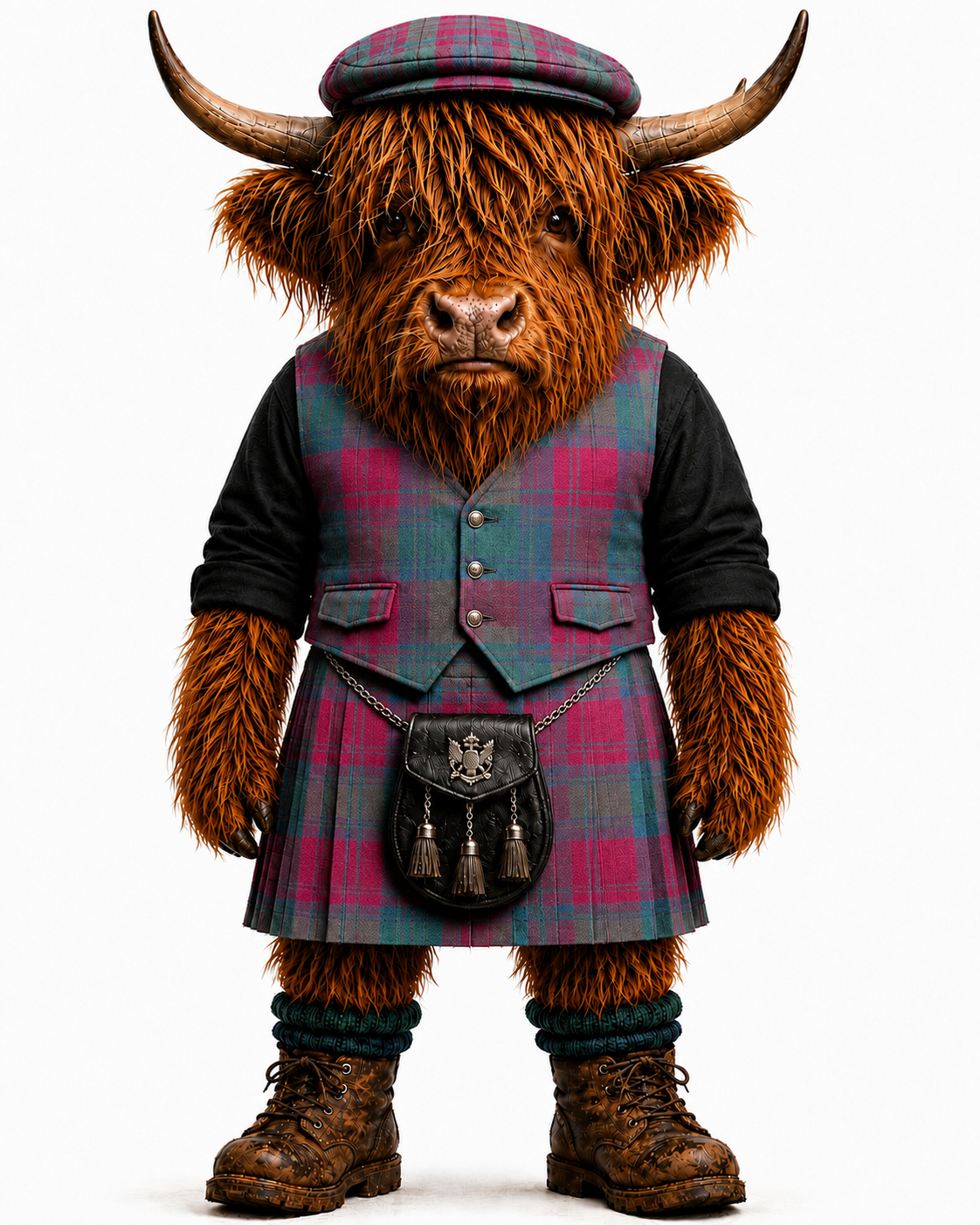 Hamish - Classic Red - Lindsay Ancient  Tartan
